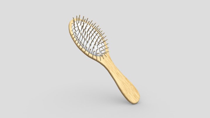 Hair Brush 3D Model