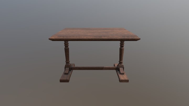 Prancing Pony - Pub Table 3D Model