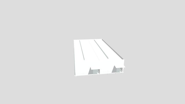 Galpão 01 e 02 3D Model