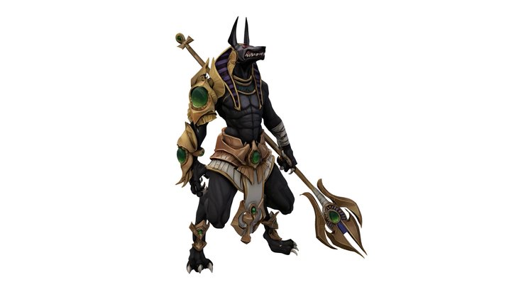 Jackal Warrior 3D Model 3D Model