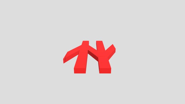 National Rail Logo 3D Model