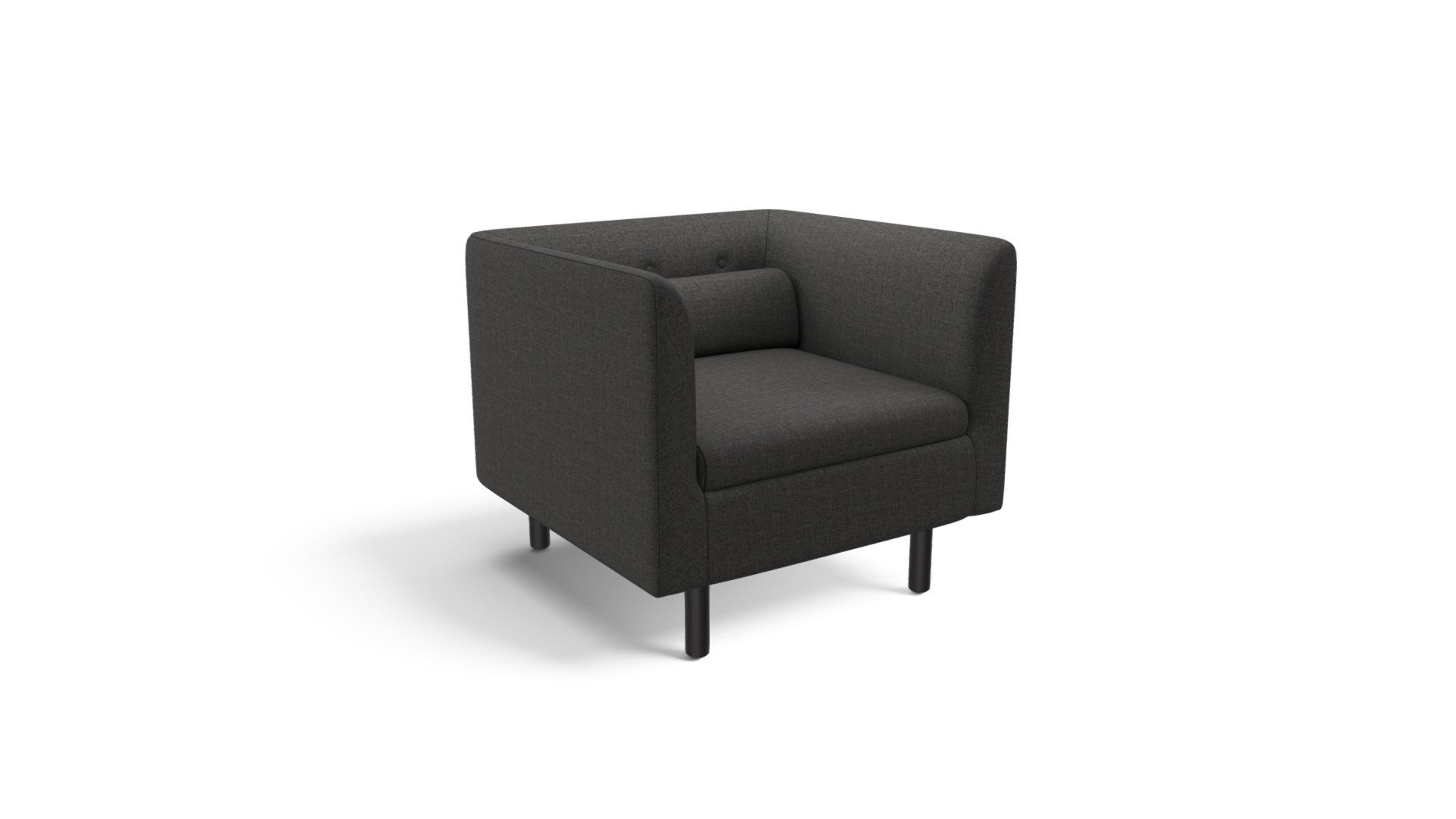 Henderson Armchair, Marl Grey