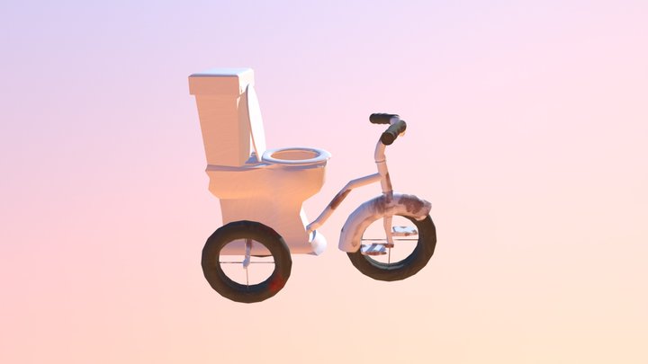 Toilet Tricycle 3D Model