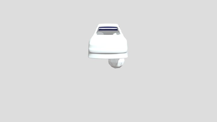 nascar low poly pieces 3D Model