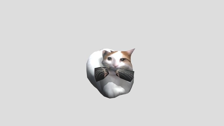 Walenok the carryable cat 3D Model