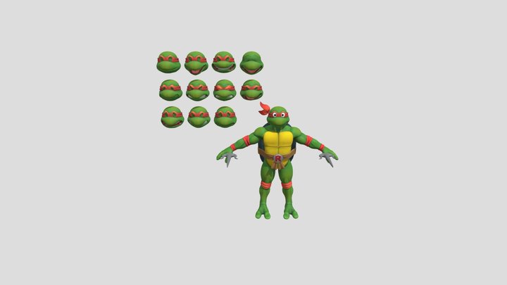 Raphael 3D Model