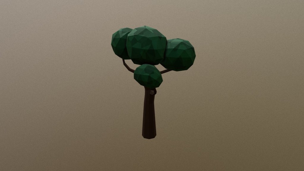 Low Poly Tree 1 - 3D model by Uriki9 [922be0a] - Sketchfab