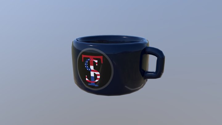 Personal Mug With Logo/Crest 3D Model