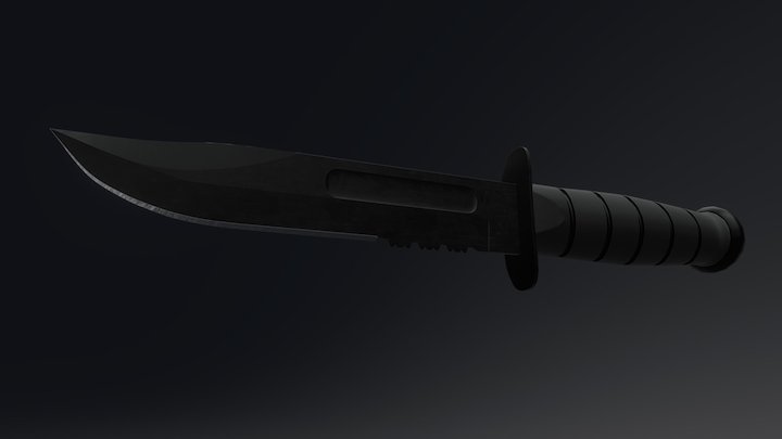 Ka-Bar 1214 3D Model