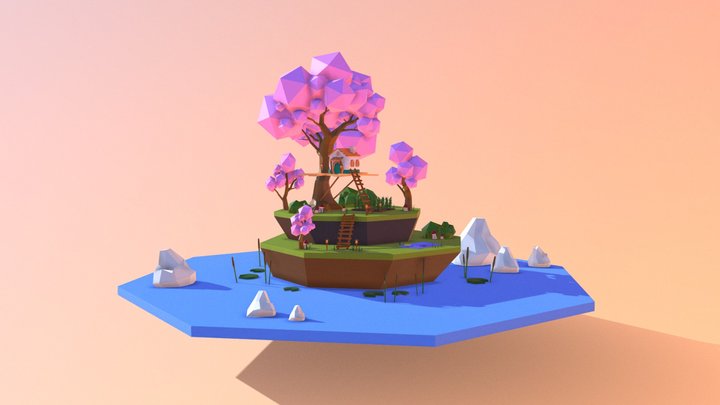 Treehouse for Birta <3 3D Model