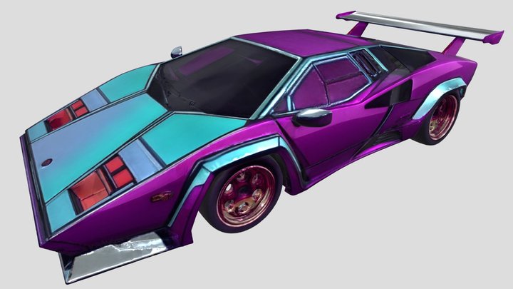 Neon Mirage Countach