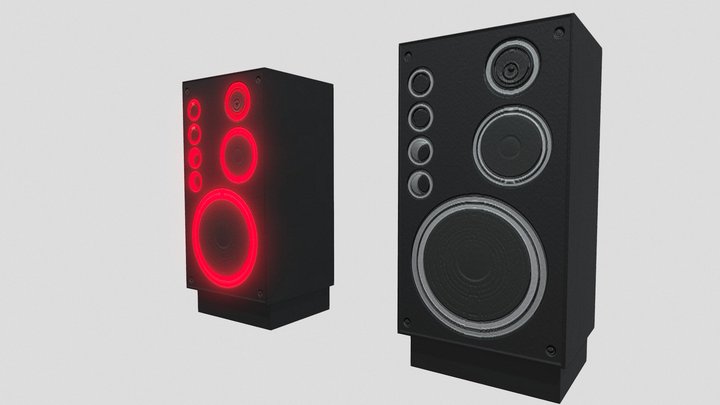 Floor Speakers Pack – Free 3D Model STL