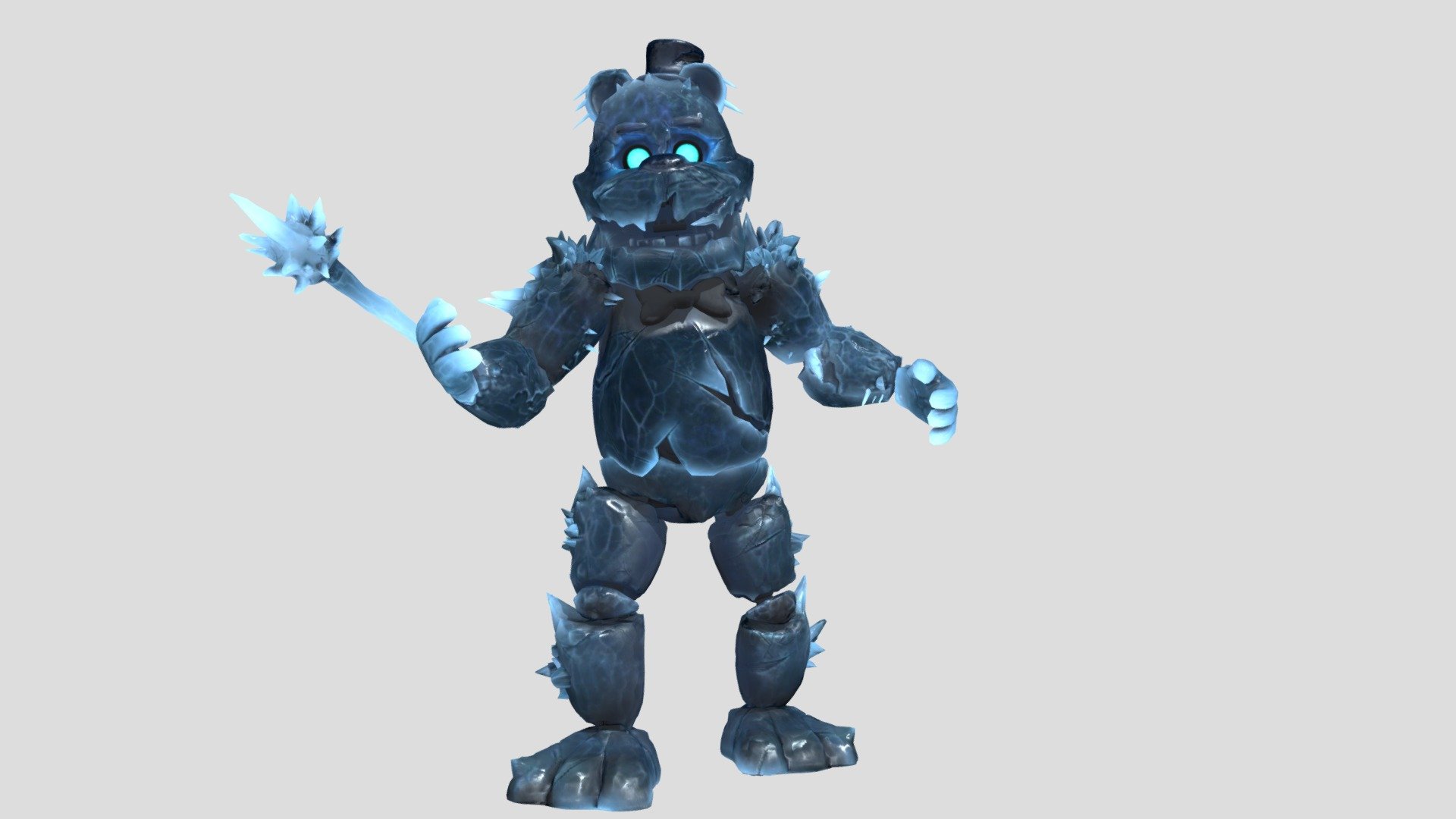 3D file FNAF / FIVE NIGHTS AT FREDDY'S Freddy Frost Bear Black Ice