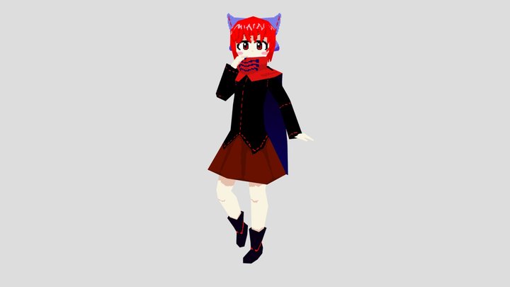 Sekibanki 3D Model