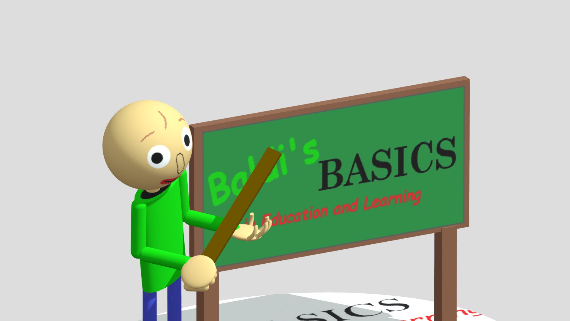 Baldi 3D models - Sketchfab