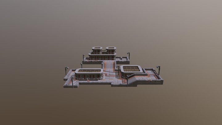 Modular Assets Level 3D Model
