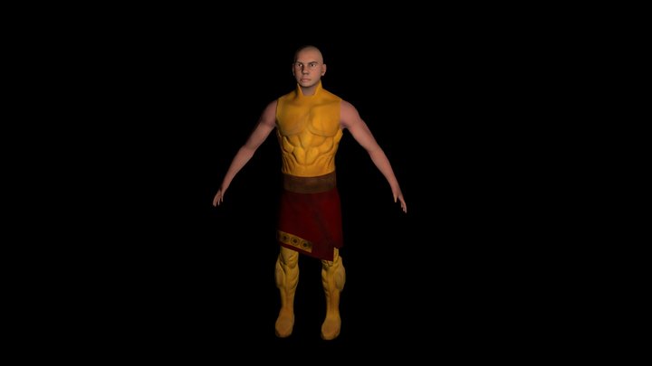 mobile game ready character 3D Model