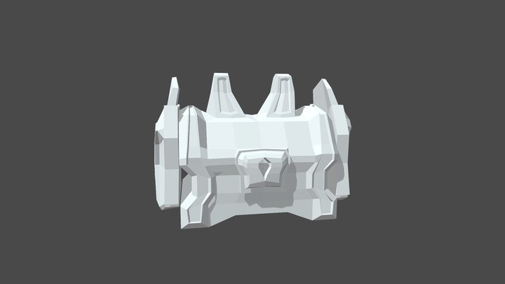 GameArtF Warchest Model WIP Artur Sadcenev 3D Model