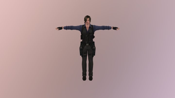 Resident evil 6 Leon S Kennedy 3D Model