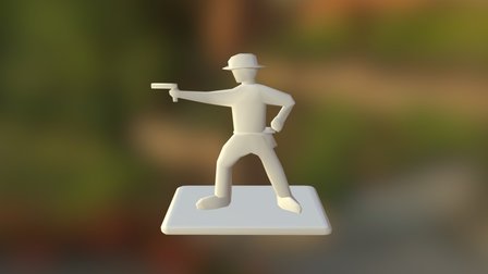 Cowboy 1 3D Model