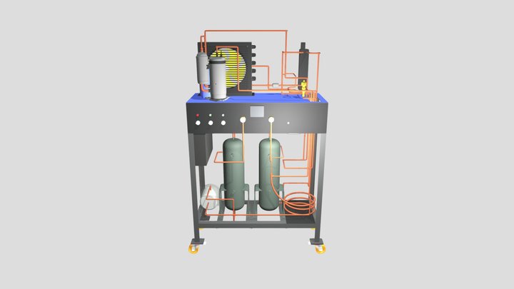 Sistema refrigeración 3D Model