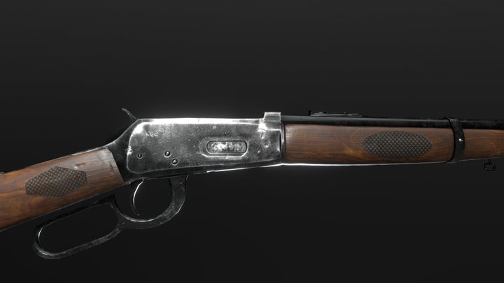 Winchester model 1894 3D Model