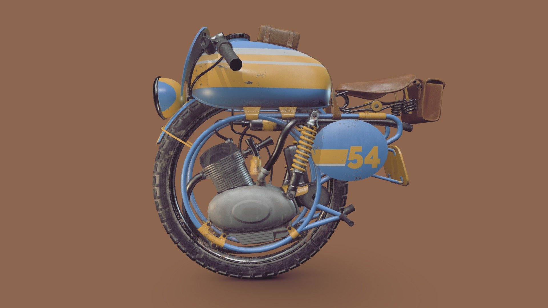 Retro Inspired Monobike #MonoBikeChallenge