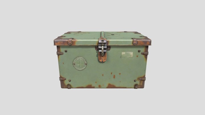 Rusty military box