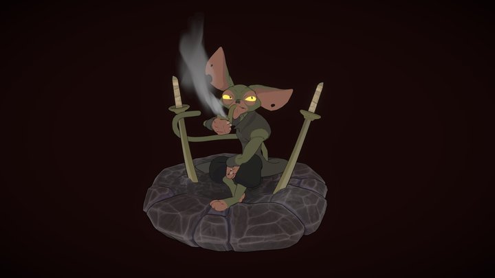 Fanart - Atcham the Ecaflip demigod 3D Model