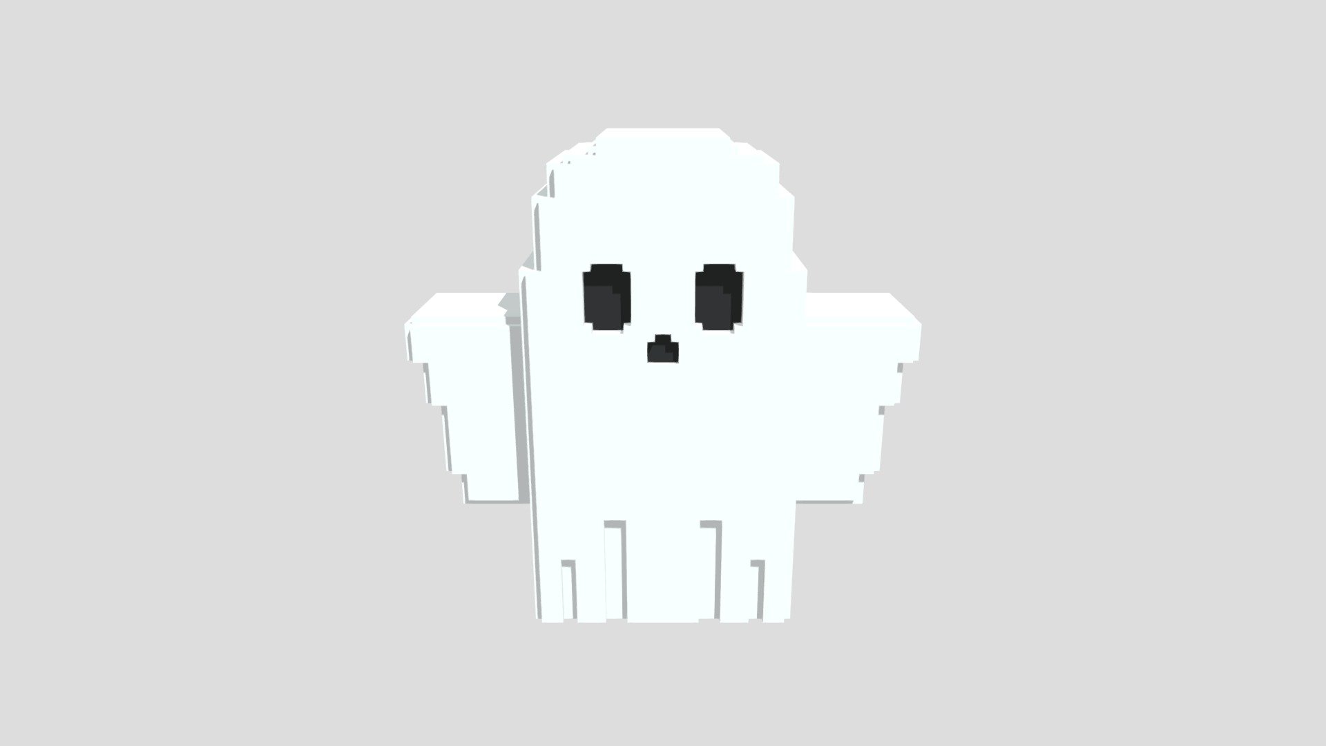 Ghost - Download Free 3D model by bong_voxel (@bongcature) [9238334 ...