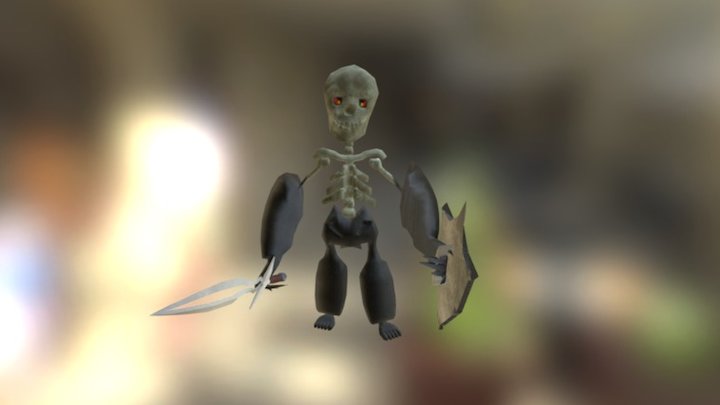 Skeleton Knight 3D Model