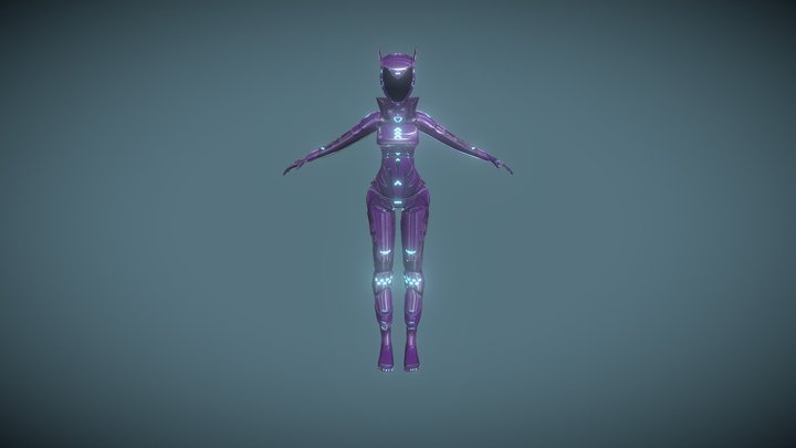 Space Ninja 3D Model