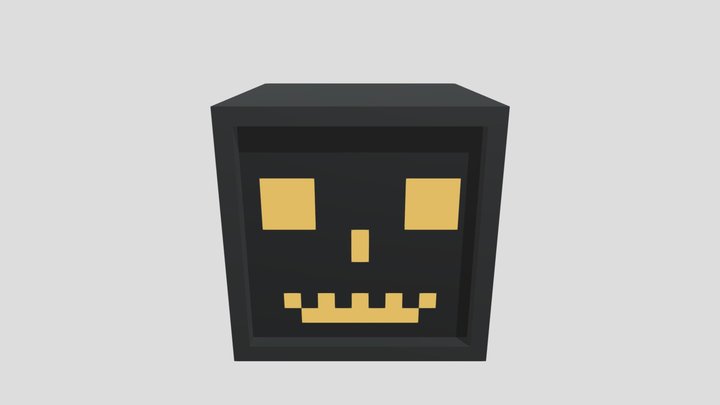 Krunker TV Tron Mask C 3D Model