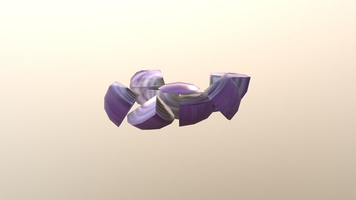 Onion (Sliced) 3D Model