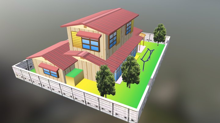 Nobita's house 3D Model