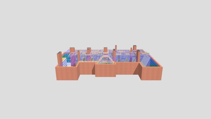 P12978L, Mansion House 3D Model