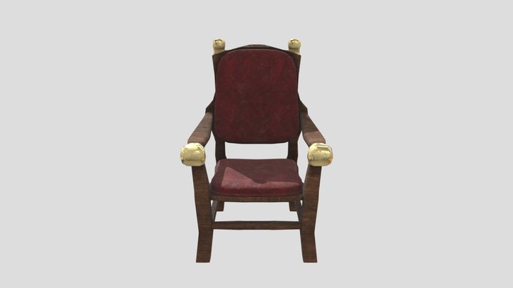 Aubin_Carl_TP4_Chaise 3D Model