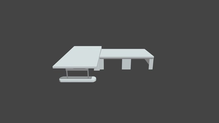 Gas_Station_Exterior 3D Model
