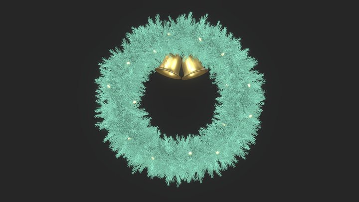 Christmas Wreath 3D Model