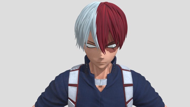 shoto todoroki 3d model