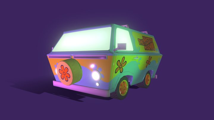 MYSTERY MACHINE SCOOBY-DOO 3D Model