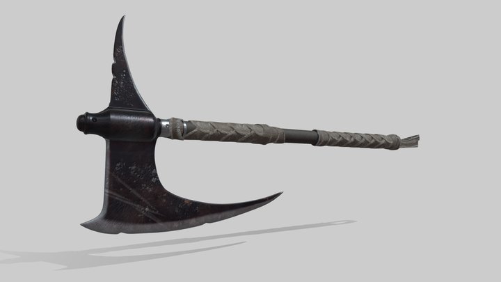 Battle Axe 3D Model