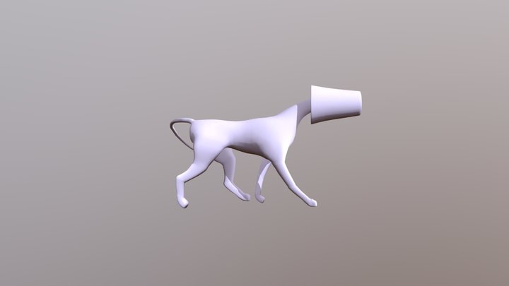 Quardaped Rigging assinment 3D Model