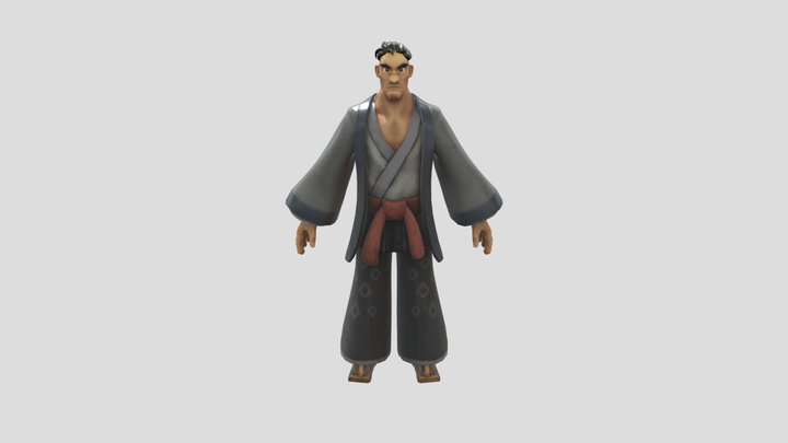 Samurai 3D Model