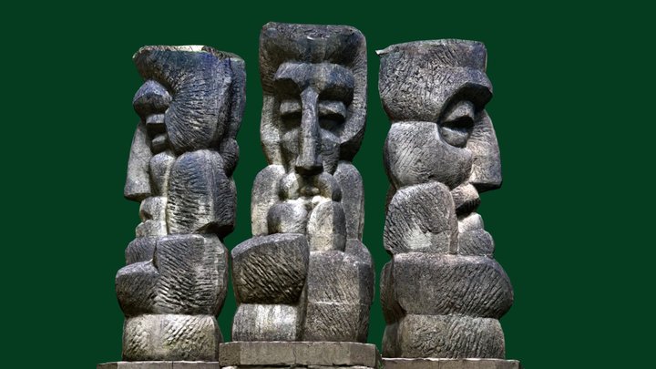 Sculpture "Lithuanian Ballad" Lietuviška baladė 3D Model