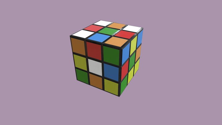 Rubik's Cube Model 3D Model