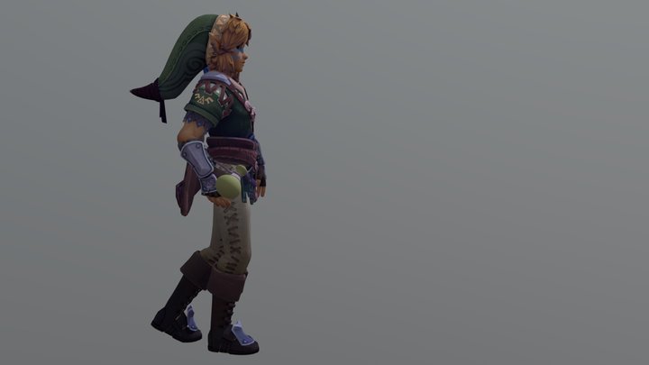 Link Sword Animation 3D Model
