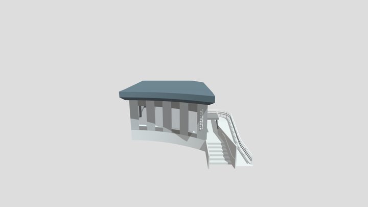 外觀無窗 3D Model