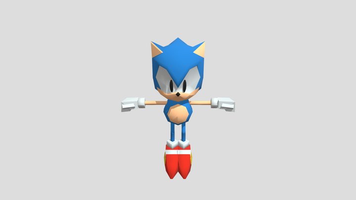 Sonic-Sonic Mania 3D Model