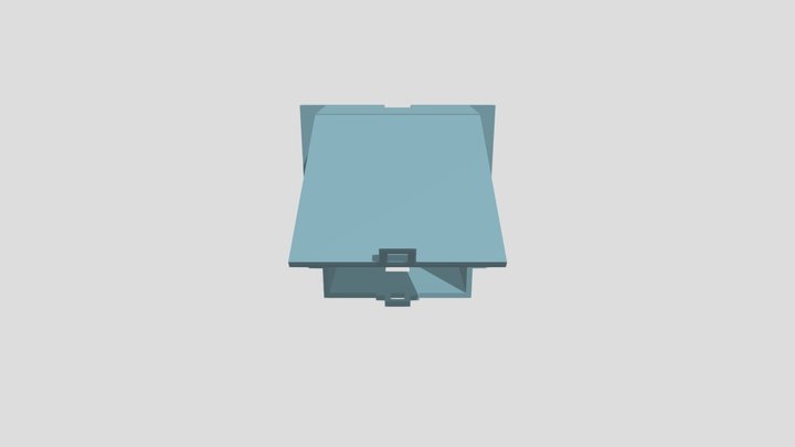 Dibujo Caja Acrilico 3D Model